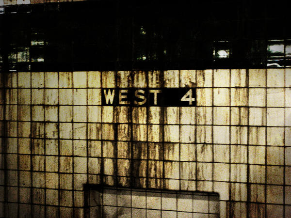West 4th Subway Stop Grunge
